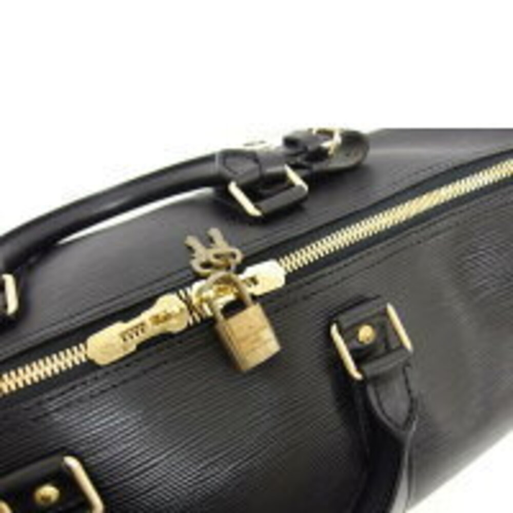 Louis Vuitton Epi Noir Black Keepall - Picture 4 of 9